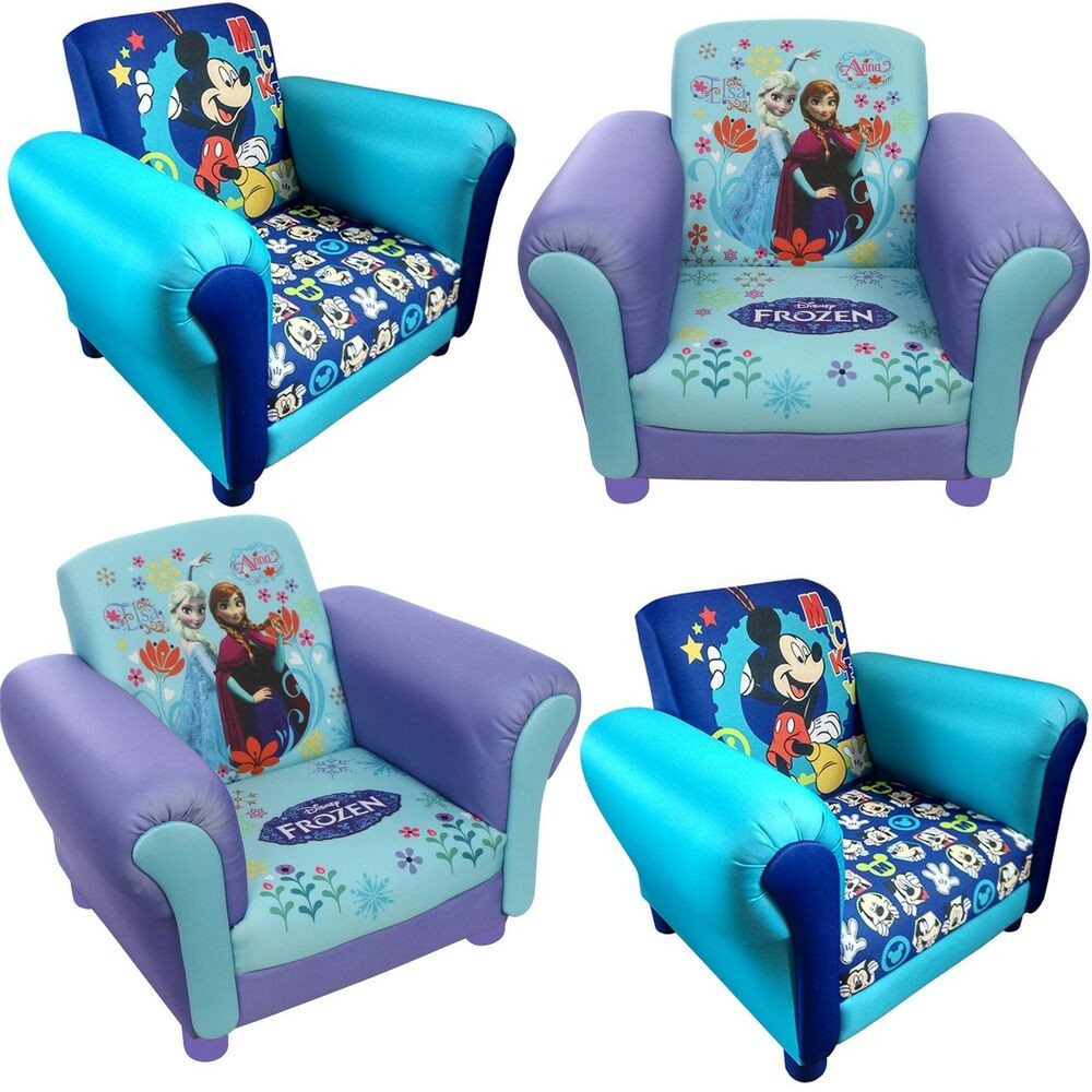 Disney Kids Chair
 Childrens Disney Kids Frozen Anna & Elsa Mickey Mouse