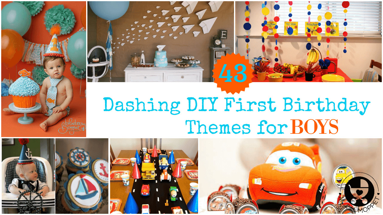 DIY 1St Birthday Gift Ideas
 43 Dashing DIY Boy First Birthday Themes