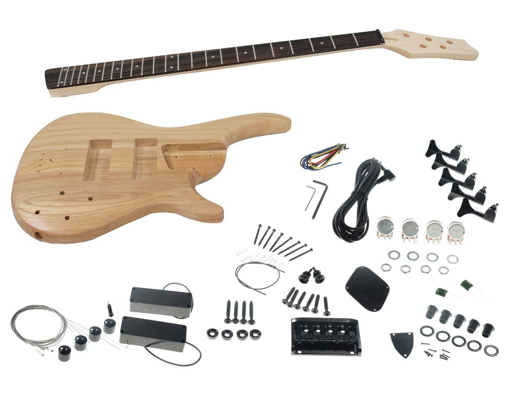 DIY 5 String Bass Guitar Kit
 Solo SRBK 15 DIY 5 String Electric Bass Guitar Kit