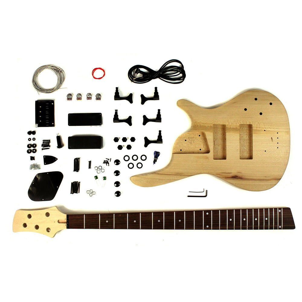 DIY 5 String Bass Guitar Kit
 BASS 5 String Body Style DIY Unfinished Project