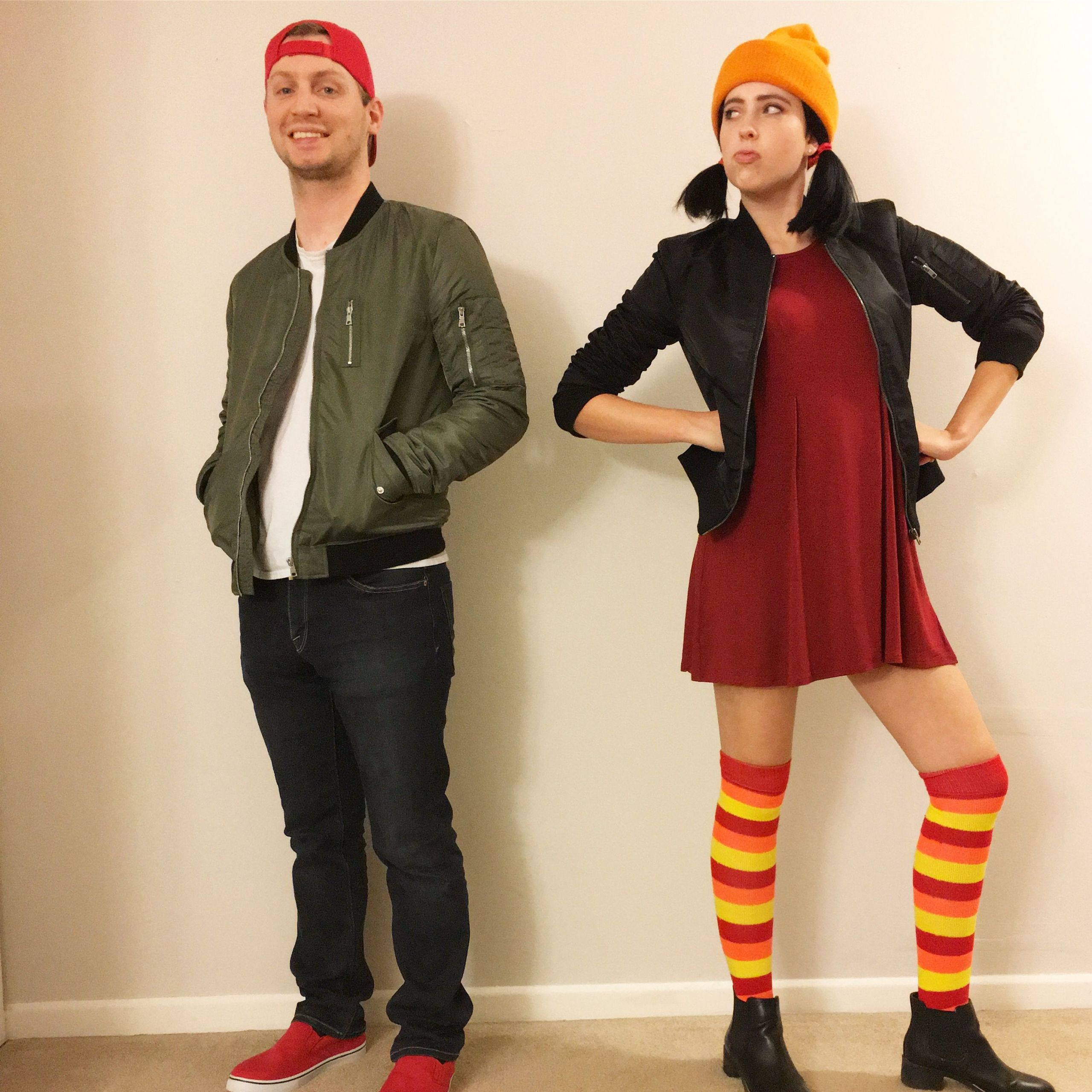 DIY 90S Costumes
 Easy 90s couple Halloween costume Recess TJ & Spinelli