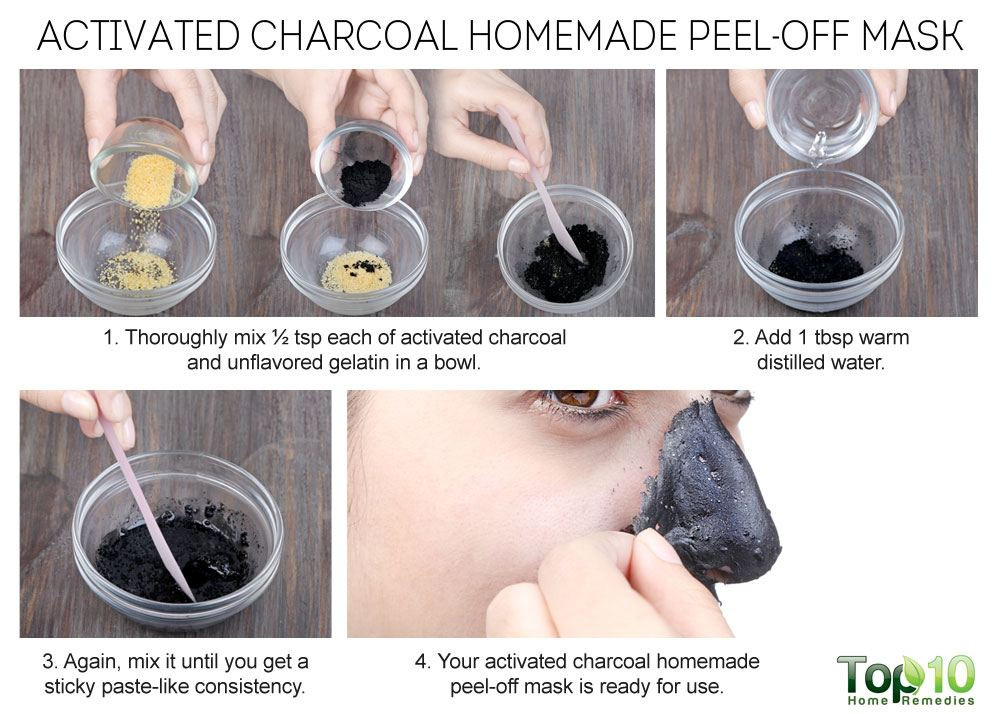 DIY Activated Charcoal Mask
 Homemade Peel f Masks for Glowing Spotless Skin