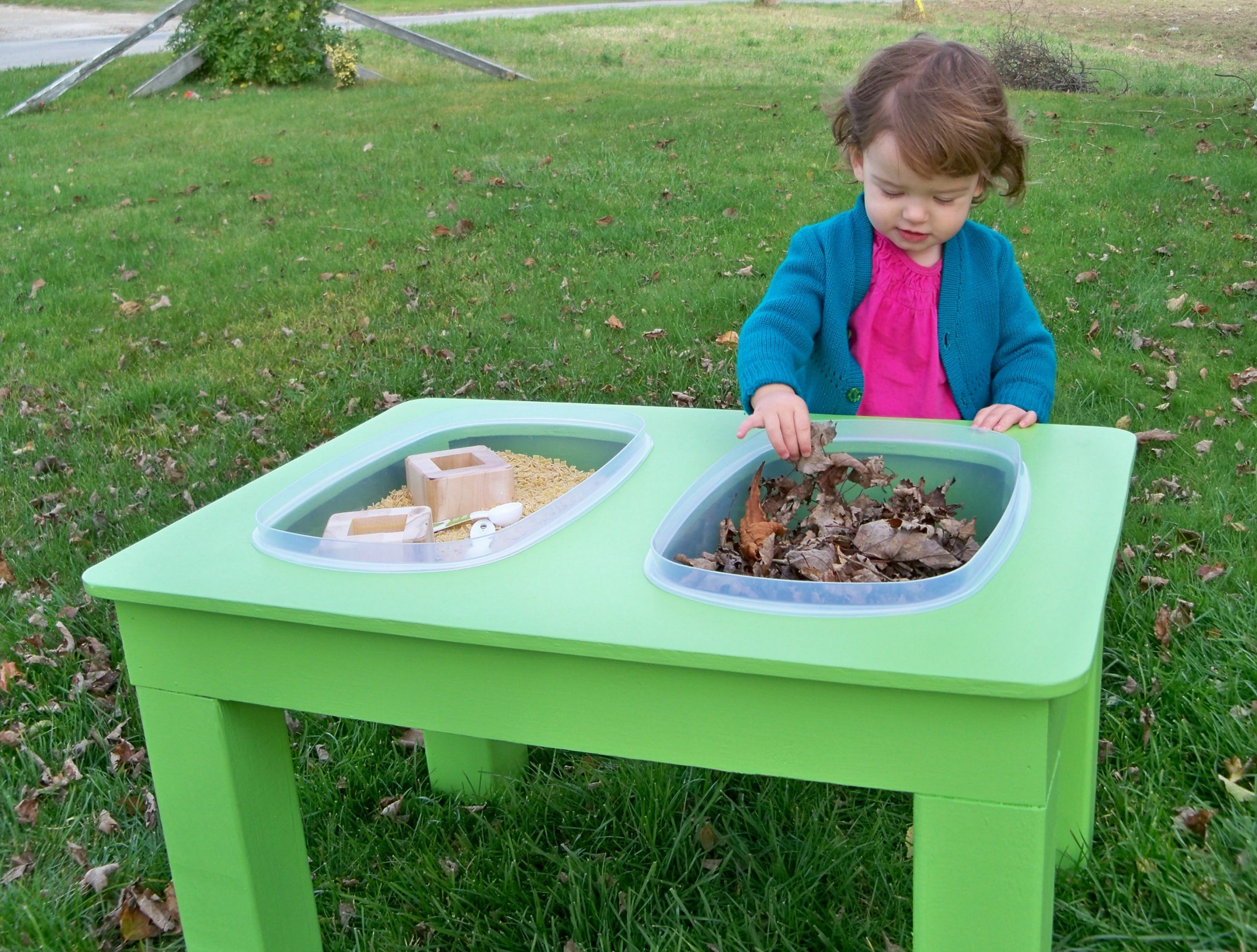 DIY Activity Table For Toddlers
 Raising a Low Media Toddler The Sensory Table to the Rescue