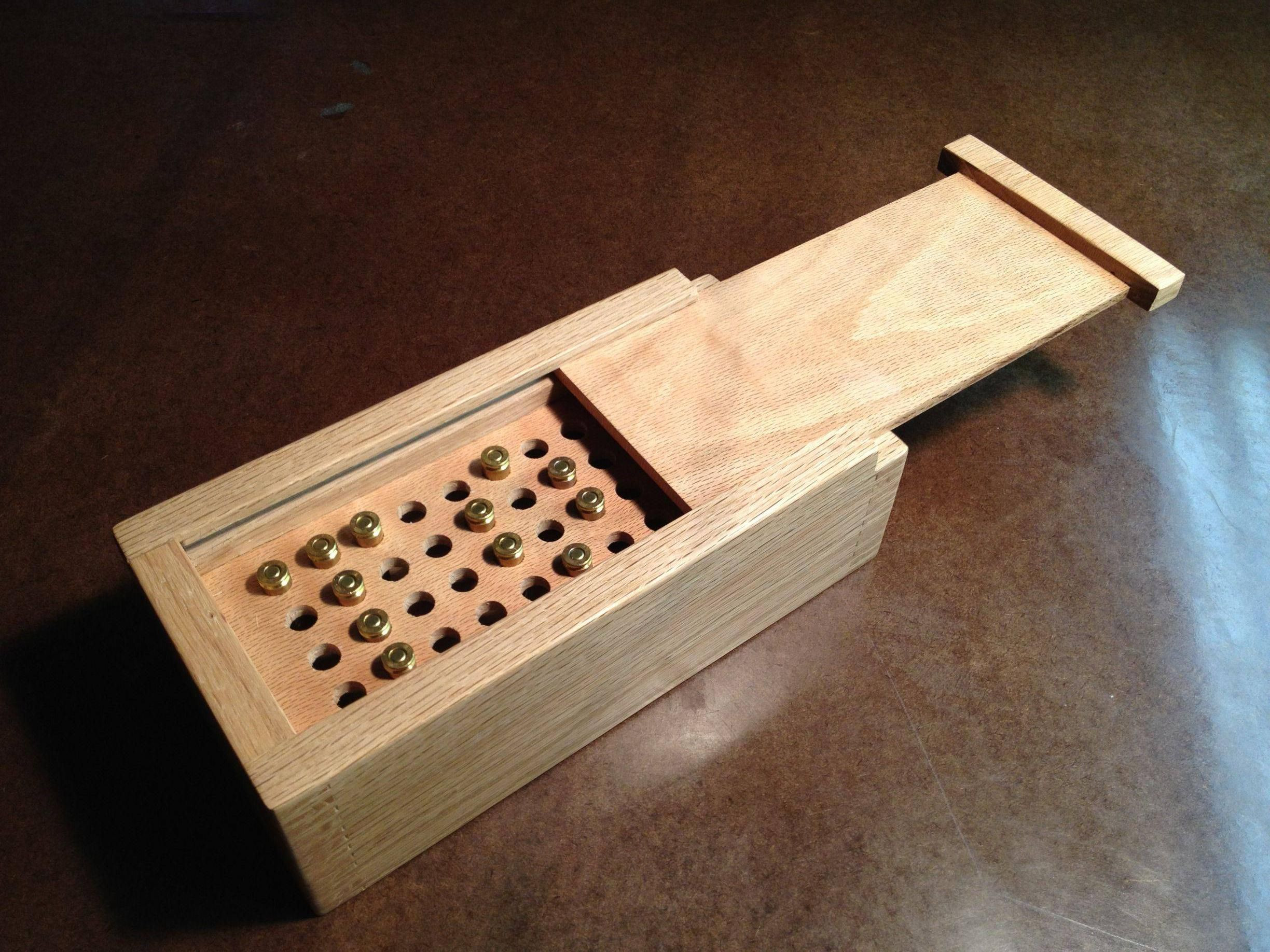 DIY Ammo Box
 Wooden ammo box school board t