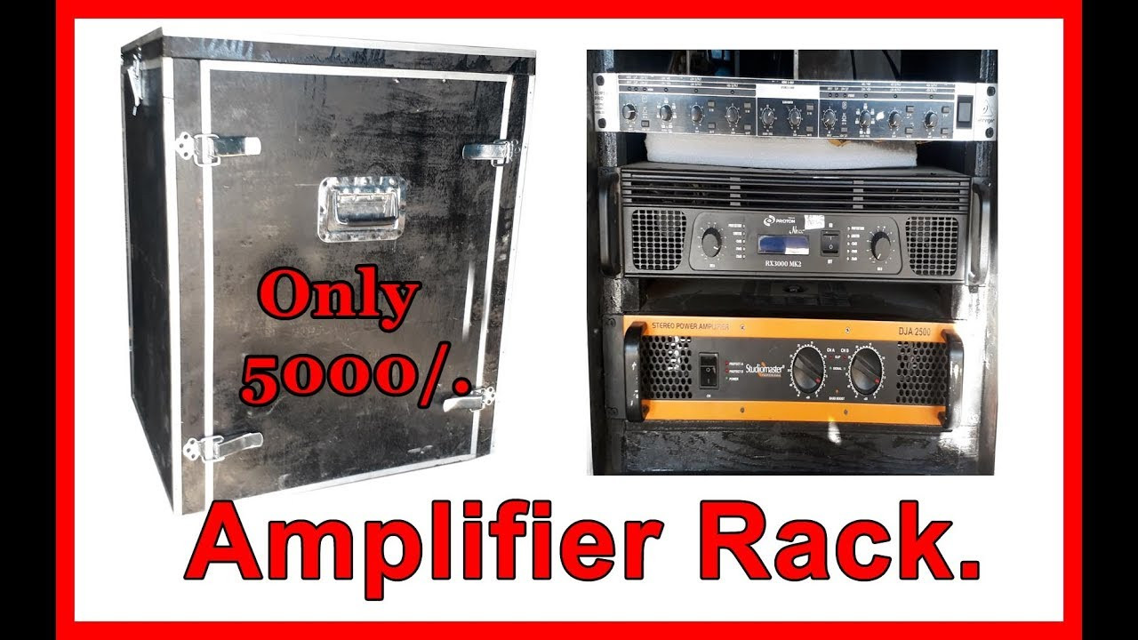 DIY Amp Rack
 Amplifier Rack DIY