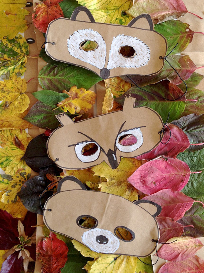 DIY Animal Masks
 DIY Leaf Crowns and Animal Masks ⋆ Handmade Charlotte
