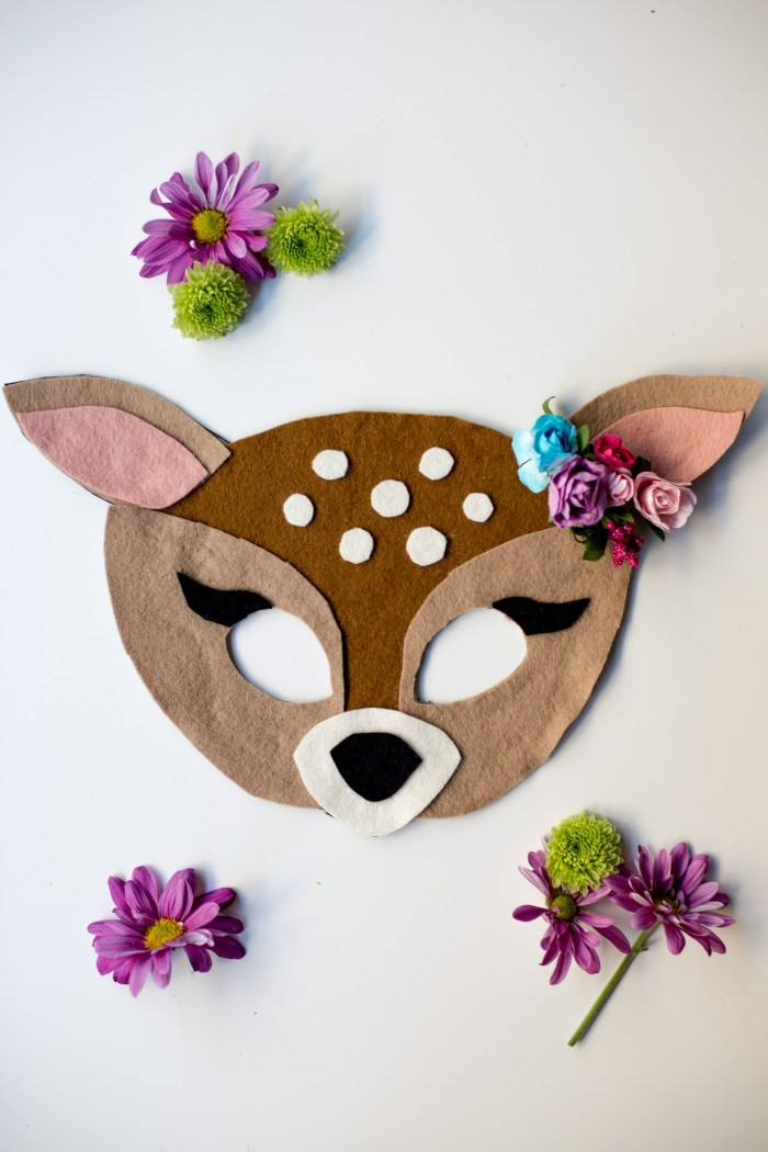 DIY Animal Masks
 No Sew Free Felt Animal Mask Patterns Flax & Twine
