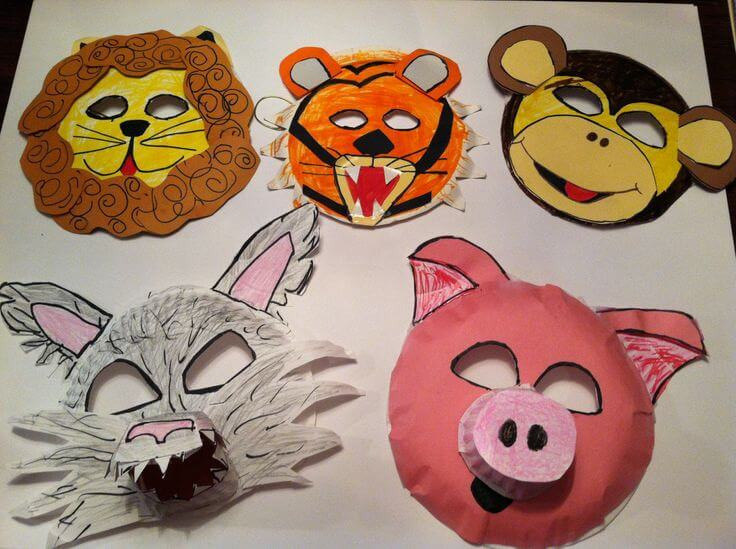 DIY Animal Masks
 DIY Simple Animal face mask Craft Ideas for kids K4 Craft