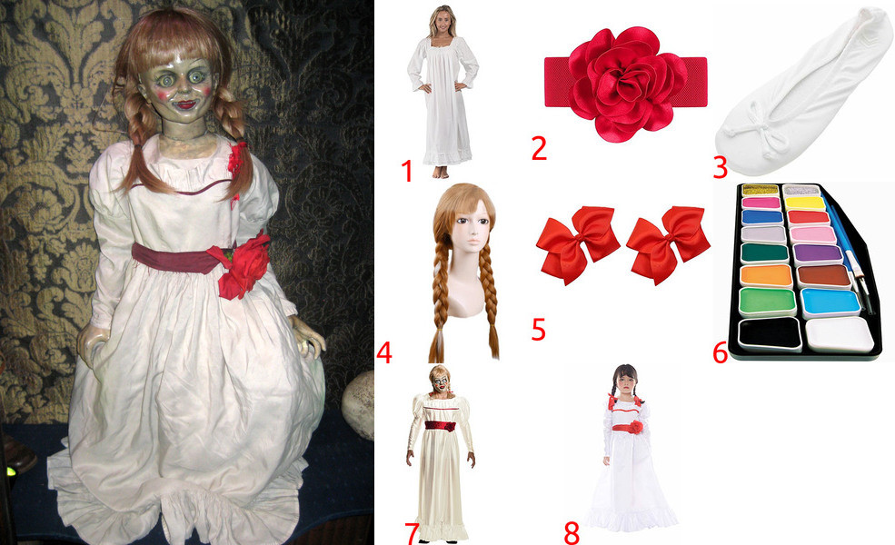 DIY Annabelle Costume
 Annabelle the Doll The Conjuring Costume for Halloween 2019