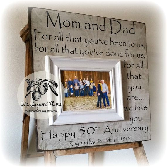 Diy Anniversary Gift Ideas For Parents
 The 25 best Parents anniversary ts ideas on Pinterest