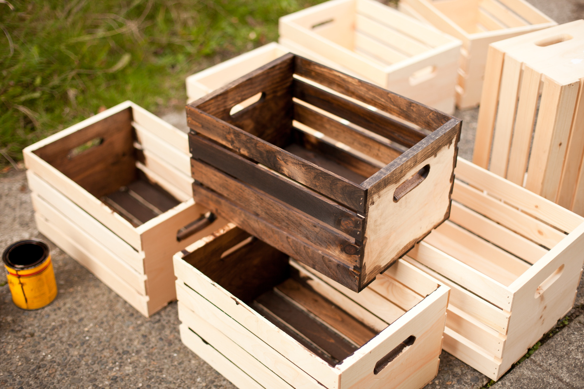 DIY Apple Boxes
 Apple Crates – Constellation & Jenny