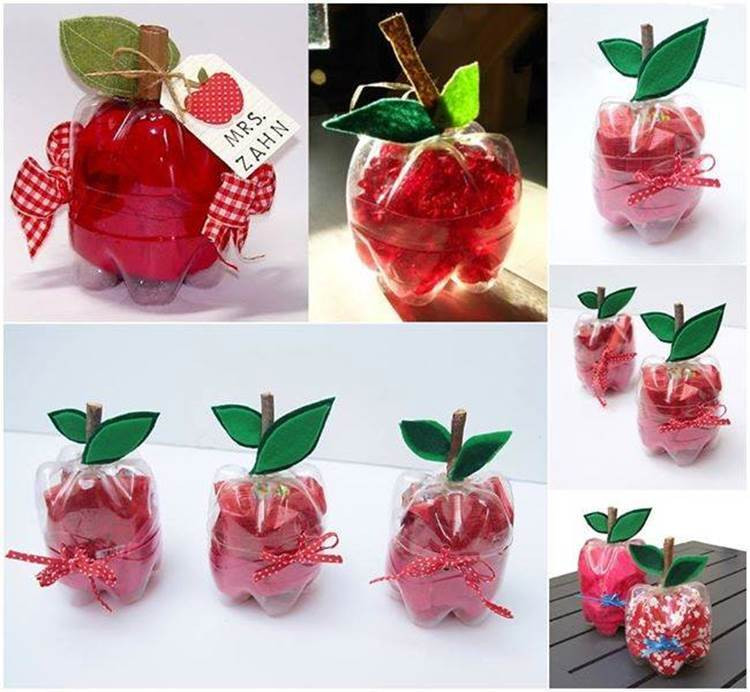 DIY Apple Boxes
 How to DIY Cute Apple Shaped Boxes from Recycled Plastic