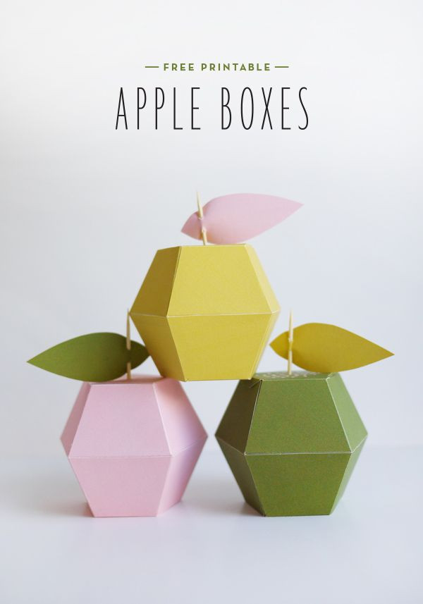 DIY Apple Boxes
 15 Apple Inspired DIY Projects Pretty Designs