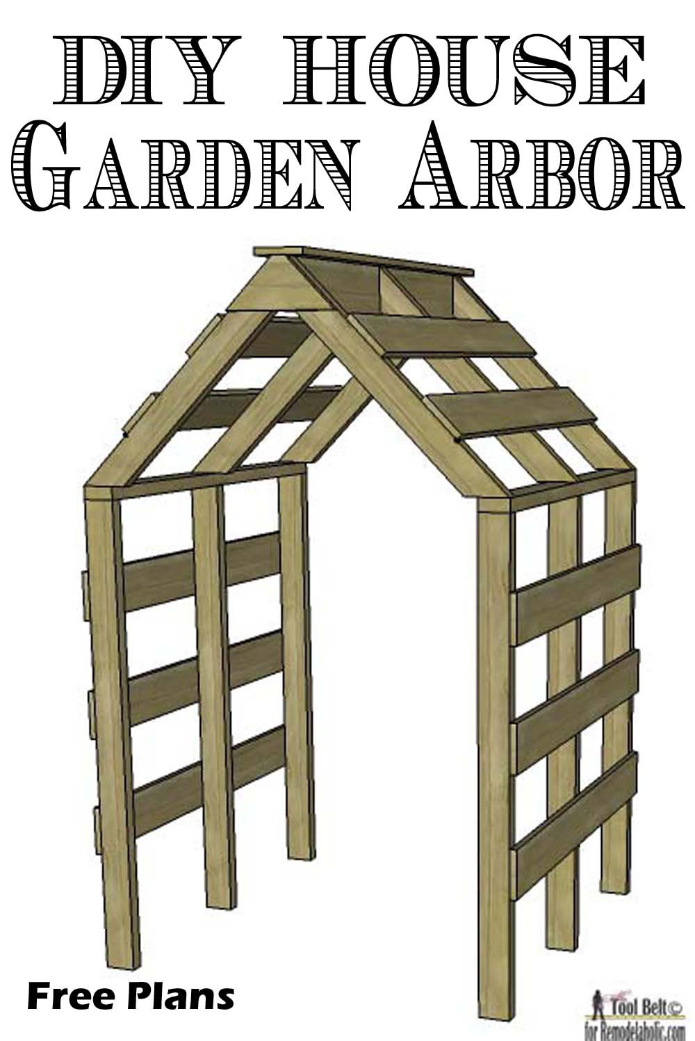 DIY Arbor Plans
 Remodelaholic