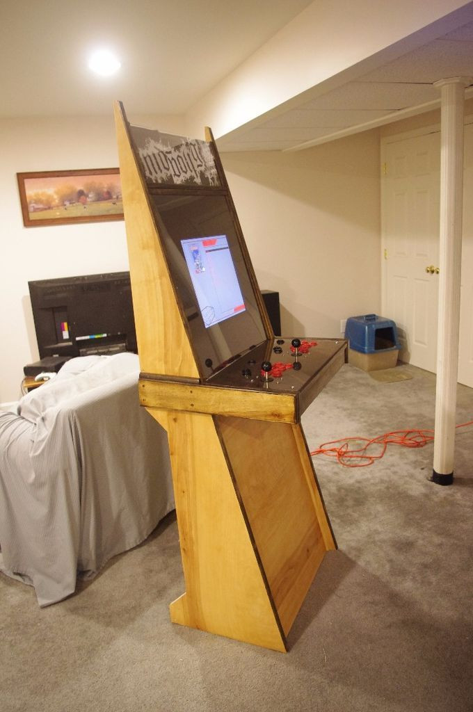 DIY Arcade Cabinet Plans
 A Super Easy Arcade Machine From 1 Sheet of Plywood