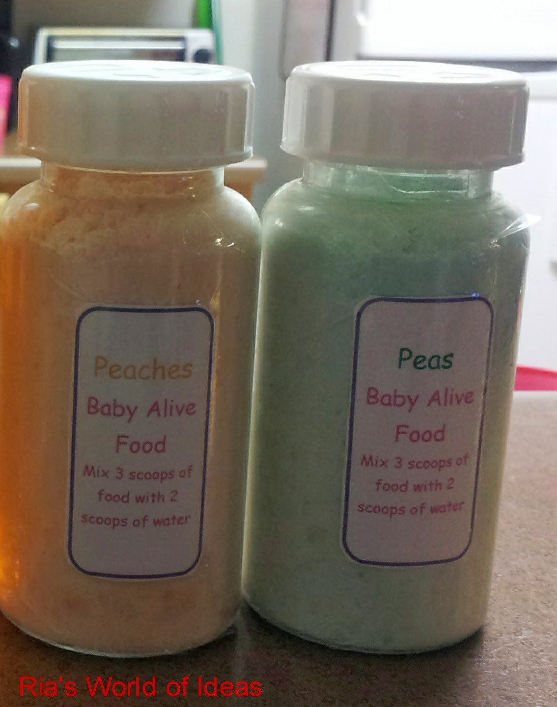 DIY Baby Alive Food
 Ria s World of Ideas Homemade Baby Alive food and juice