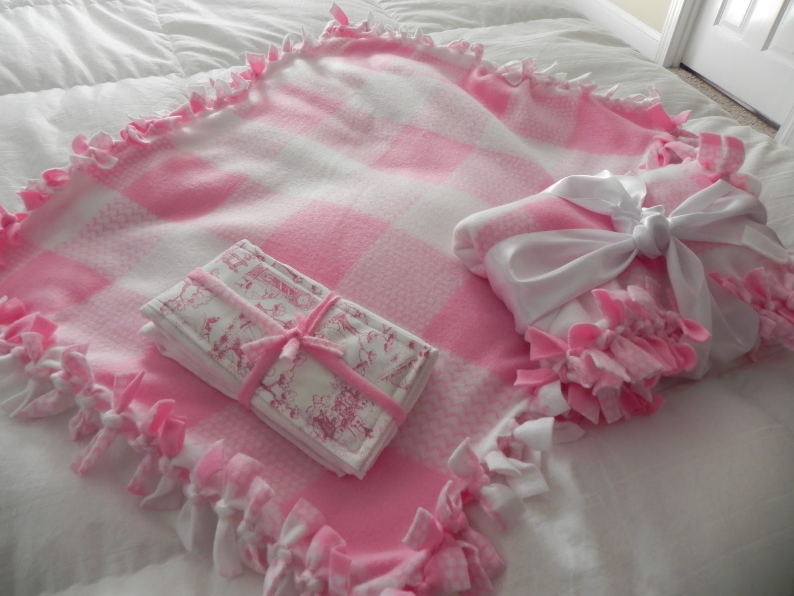 DIY Baby Blankets No Sew
 Burp Cloths Sewing Craftgossip