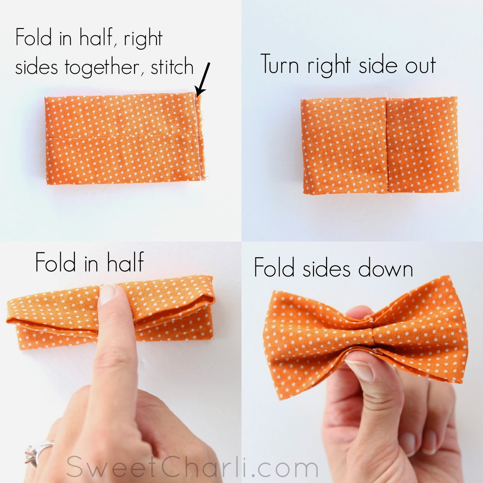 DIY Baby Bow Ties
 DIY simple Bow Tie – sewing
