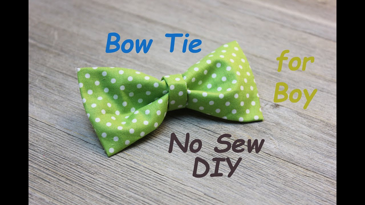 DIY Baby Bow Ties
 No Sew DIY Boy s BowTie Easy Tutorial