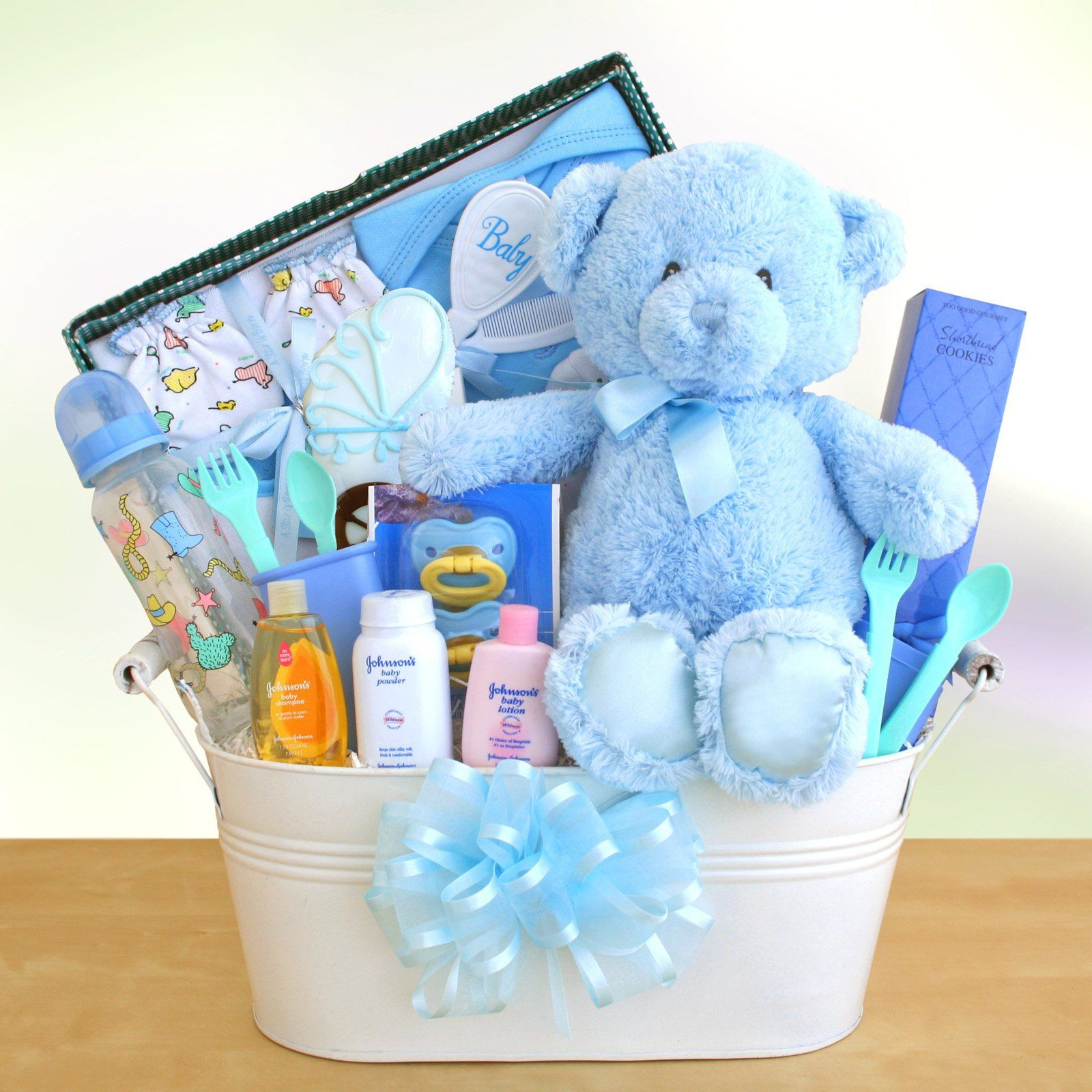 DIY Baby Boy Gift
 Have to have it New Arrival Baby Boy Gift Basket $78 99