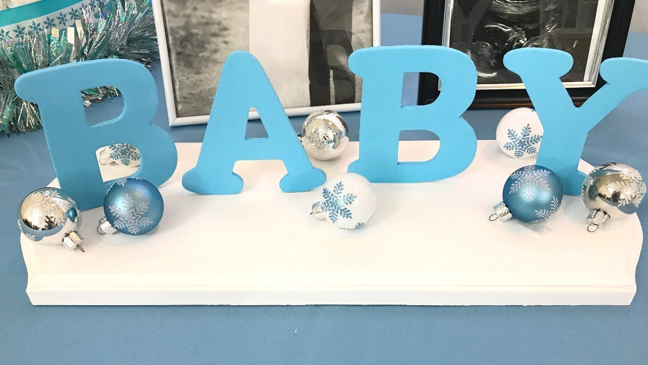 DIY Baby Boy
 Baby shower DIY decor BABY BOY
