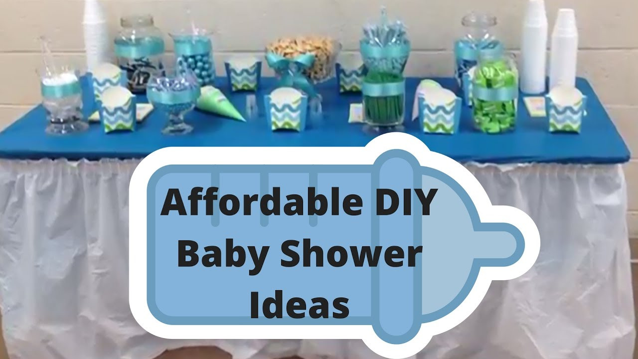 DIY Baby Boy Shower Decorations
 Affordable baby shower favor ideas DIY for baby boy