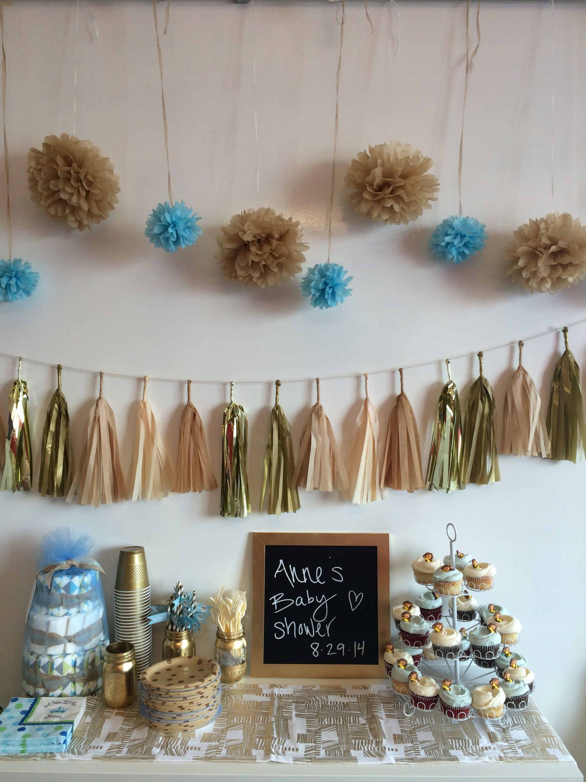 DIY Baby Boy Shower Decorations
 DIY How to Throw an fice Baby Shower for a Co Worker