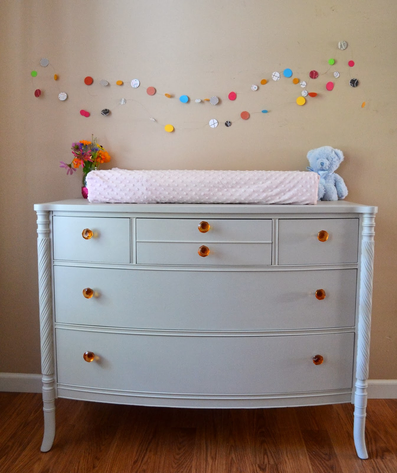 DIY Baby Change Table
 Helen Nichole Designs Baby Changing Table
