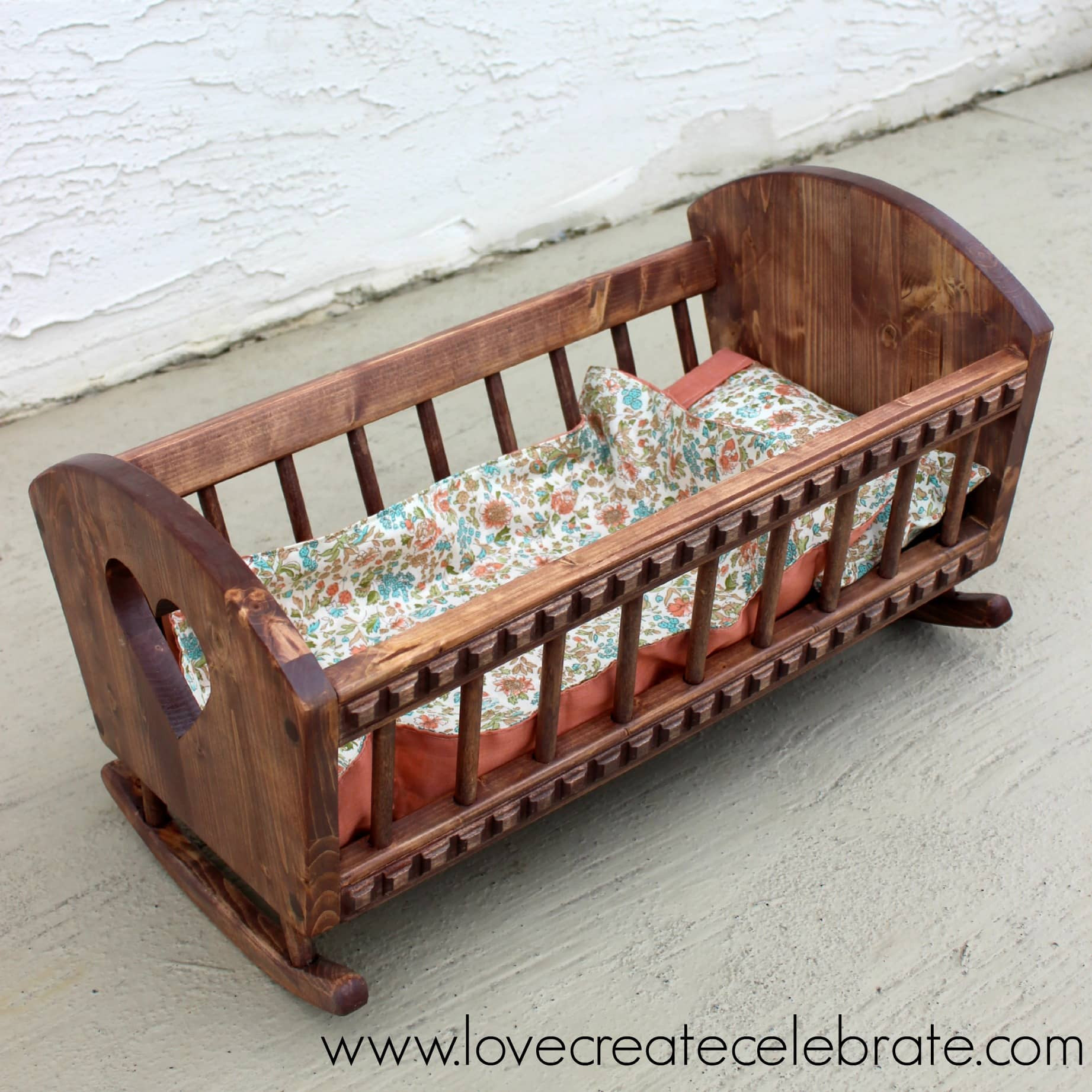 DIY Baby Cradle
 Baby Doll s Crib Love Create Celebrate
