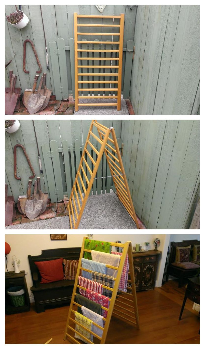 DIY Baby Crib Ideas
 Baby Crib Rail Drying Rack can save money