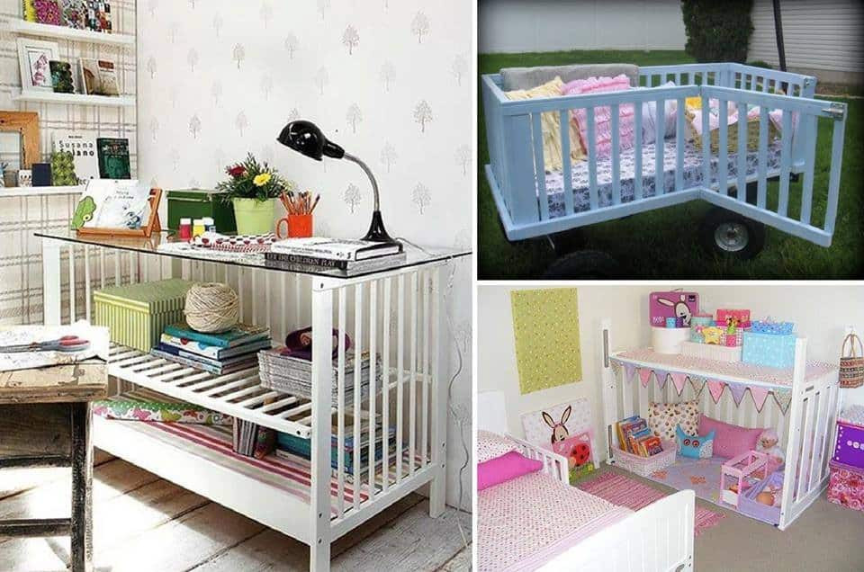 DIY Baby Crib Ideas
 Wonderfully Repurposed Baby Cribs