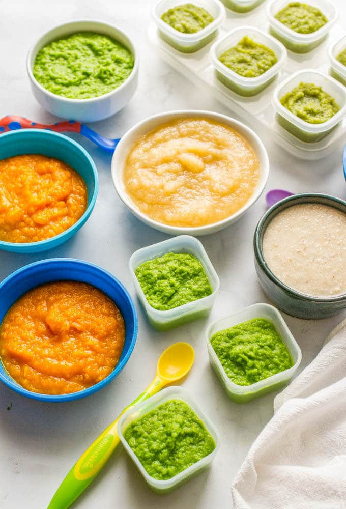 DIY Baby Food
 Homemade baby food Peas green beans applesauce