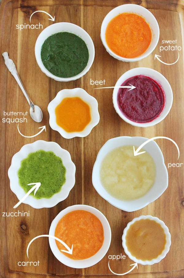 DIY Baby Food Recipes
 8 Easy Homemade Baby Purées First Foods