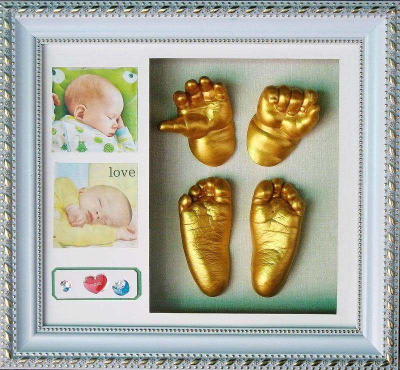 DIY Baby Footprints
 GTE Creative DIY 3D Baby Hand Footprint Kit With