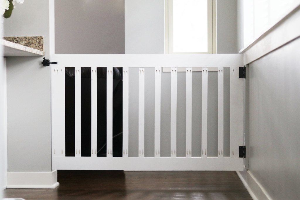 DIY Baby Gate For Stairs
 Custom Wooden DIY Baby Gate for Stairs and Hallways