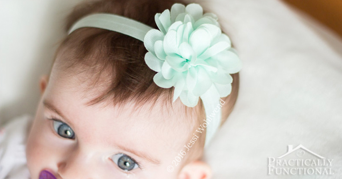 DIY Baby Girl Headbands
 How To Make DIY Baby Flower Headbands no sewing required