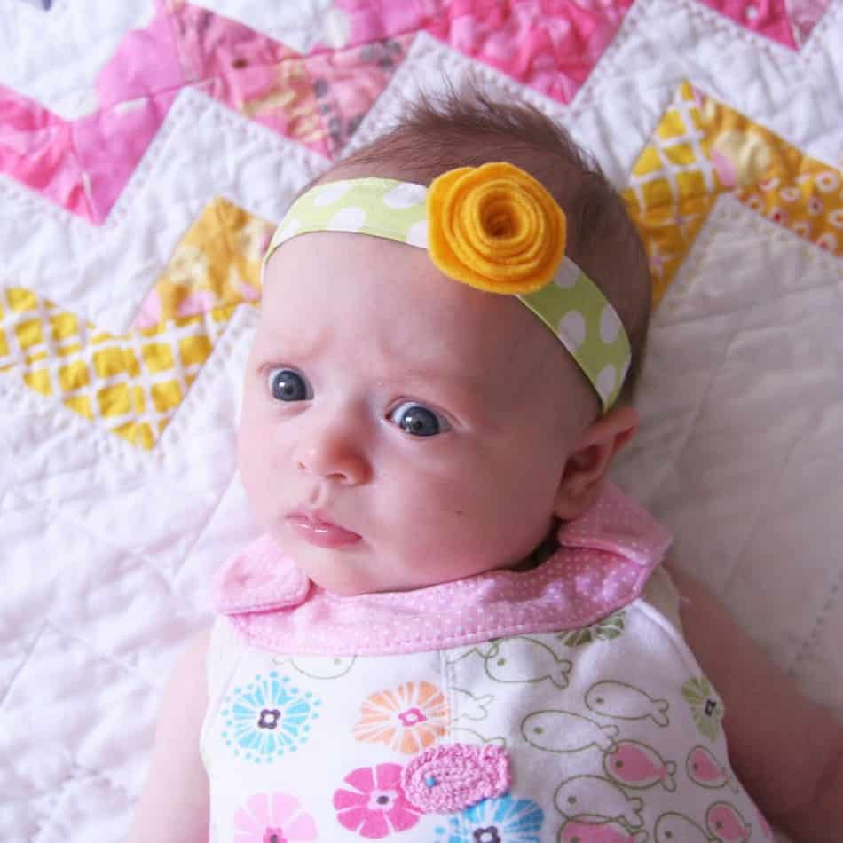 DIY Baby Girl Headbands
 DIY Headband Tutorial Homemade Ginger