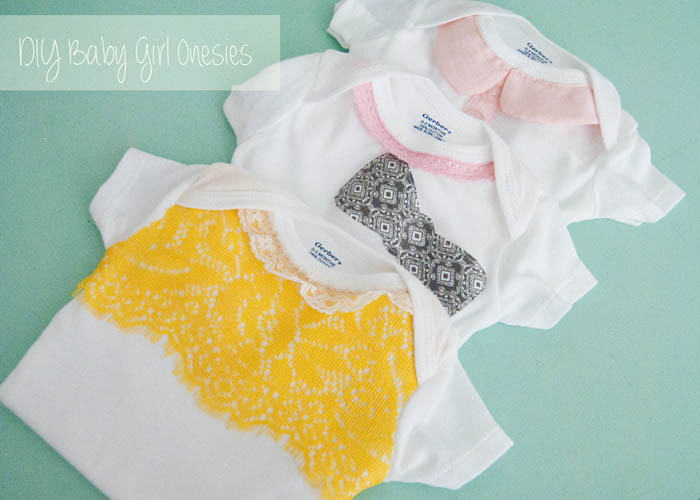 Diy Baby Girl Onesies
 The Caldwells DIY Baby Girl esies