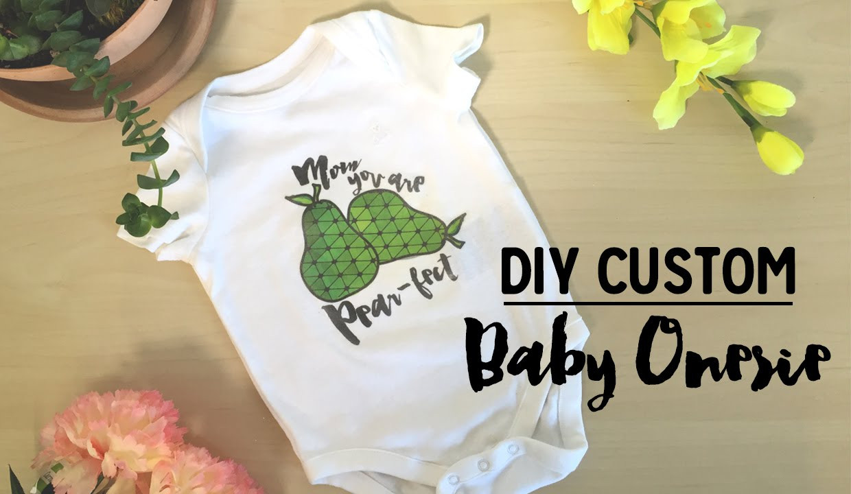 Diy Baby Girl Onesies
 DIY Custom Baby esie