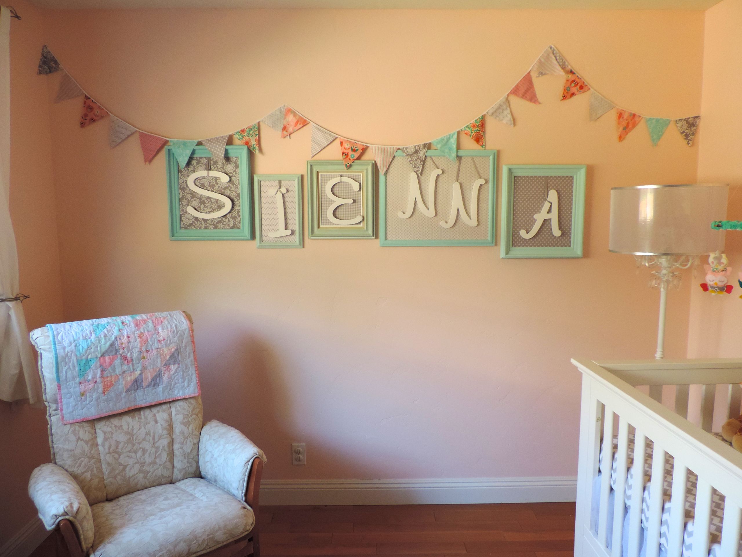 DIY Baby Girl Room Decor
 Our Baby Sienna s DIY Nursery Project Nursery