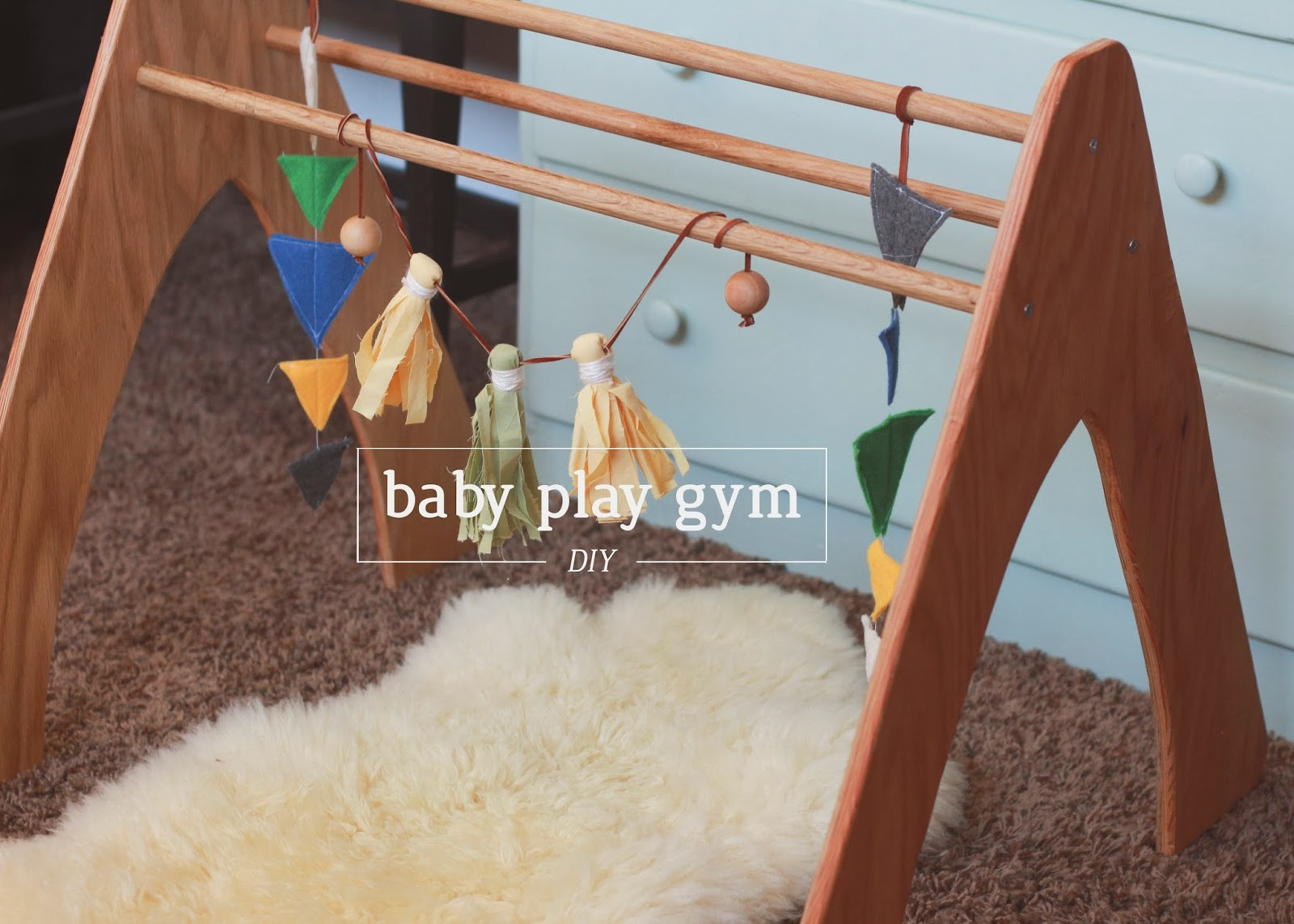 Diy Baby Gym
 Nerd and Healthnut DIY Wooden Play Gym
