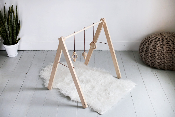 Diy Baby Gym
 DIY Wooden Baby Gym The Merrythought