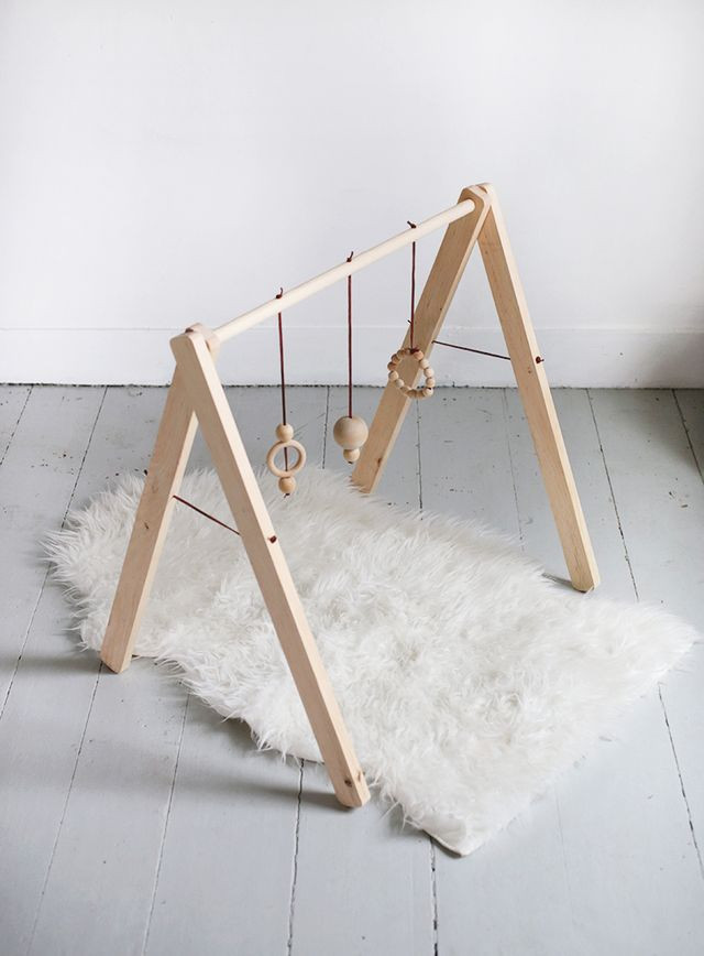 Diy Baby Gym
 DIY Wooden Baby Gym The Merrythought