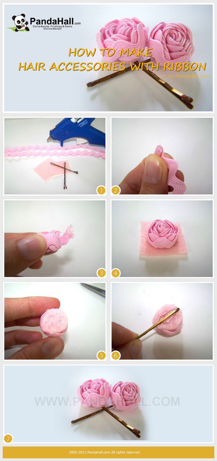 Diy Baby Hair Clips
 1000 images about DIY Hair clips ribbons and flowers on