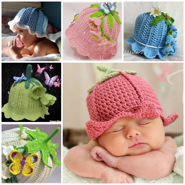 DIY Baby Hats
 These 32 Crocheted Baby Accessories Will Look Adorable