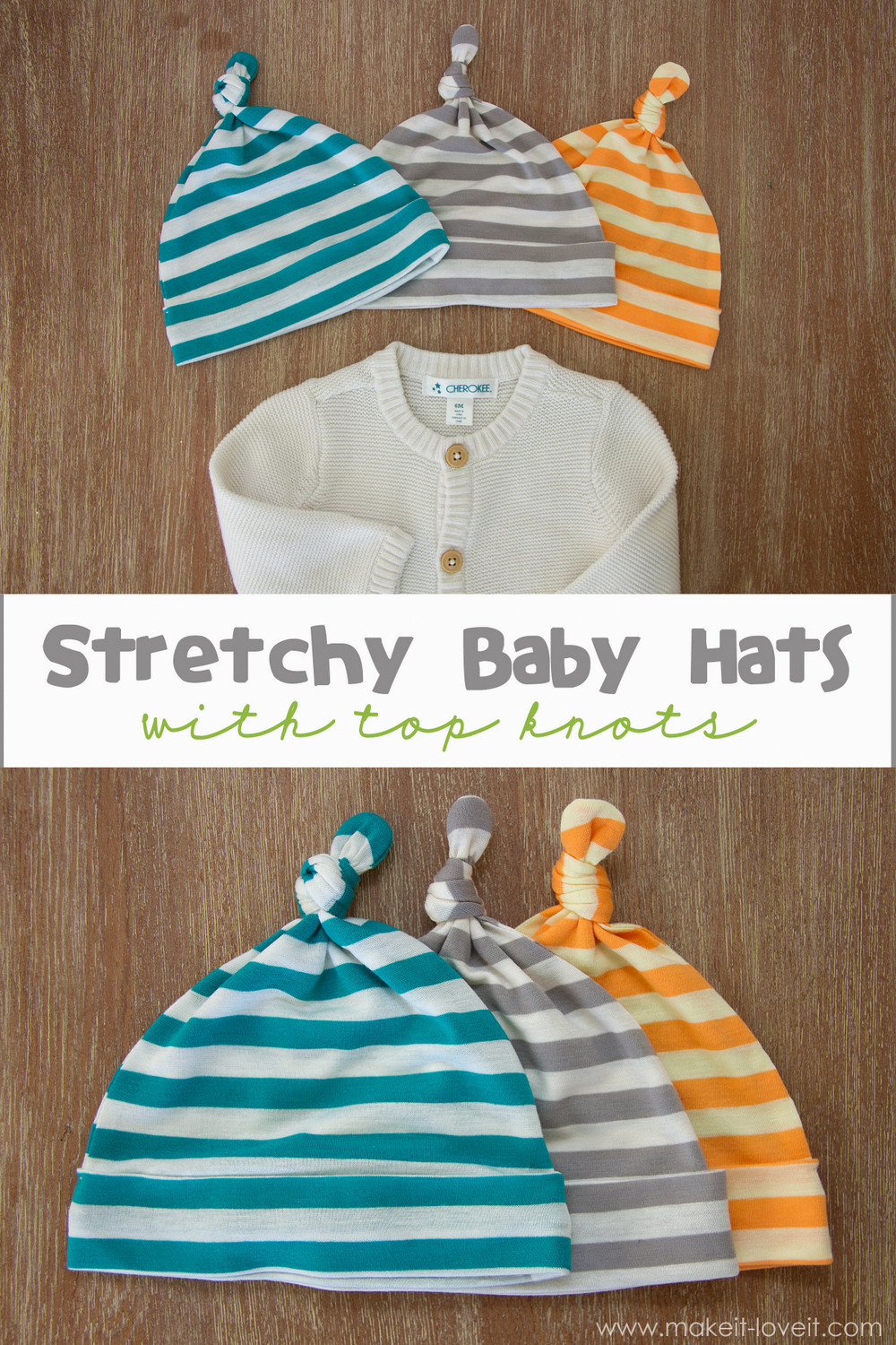 DIY Baby Hats
 BABY BEANIE PATTERNS How to Make & Sew With a Top Knot