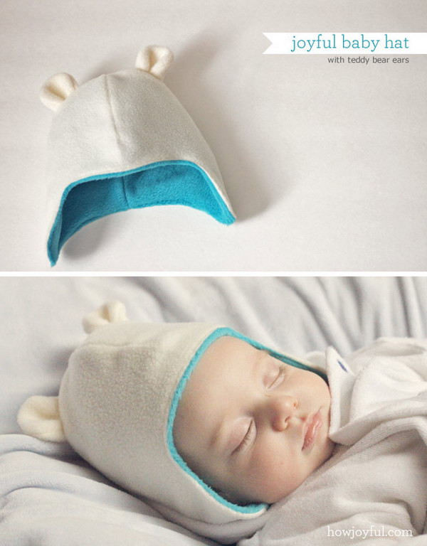 DIY Baby Hats
 60 Simple & Cute Things Gifts You Can DIY For A Baby