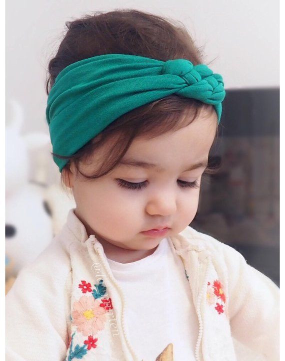 DIY Baby Head Wraps
 Knot Headband Jade Headband Baby HeadWrap Jade Turban