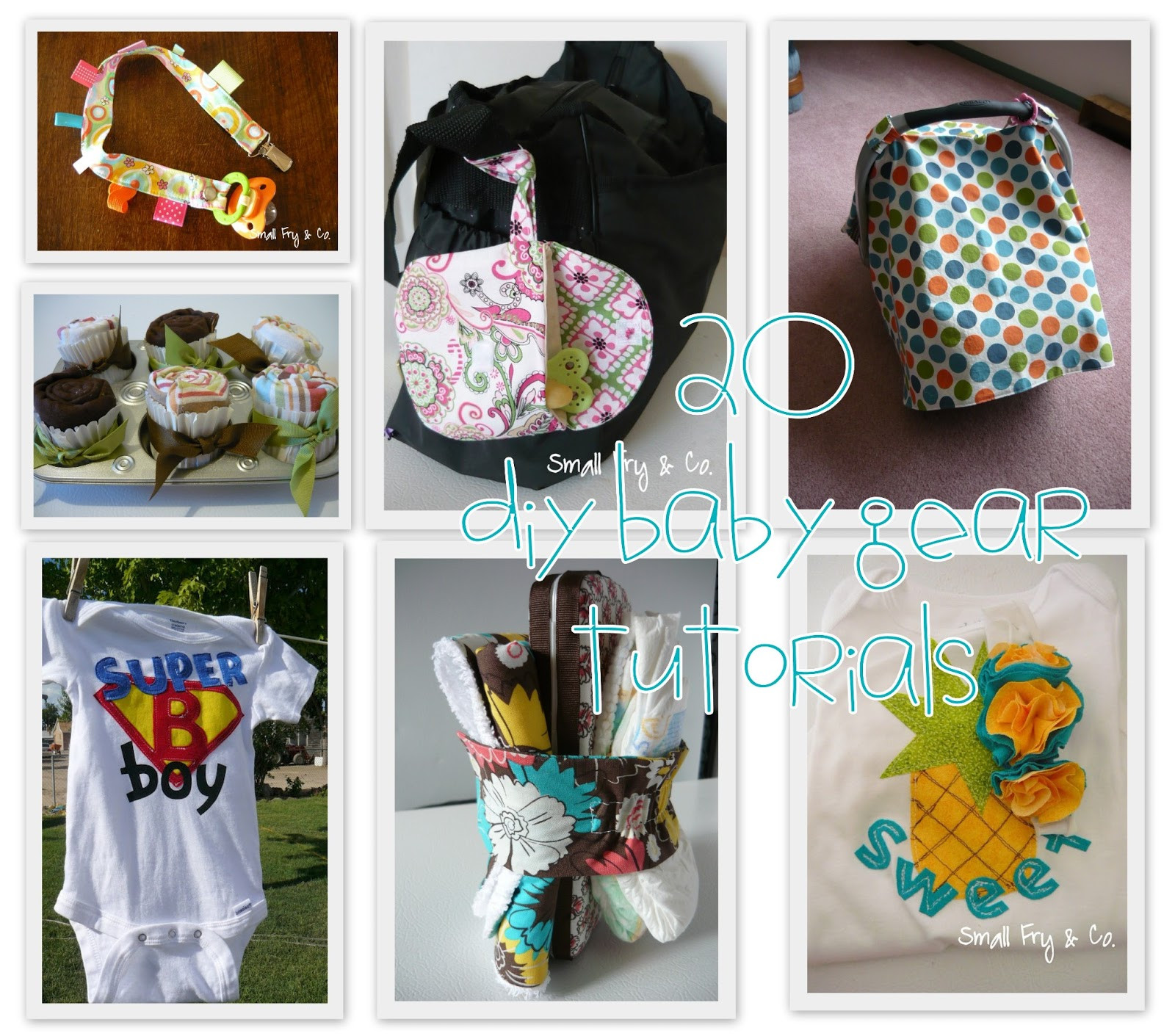 DIY Baby Items
 Small Fry & Co 20 Great DIY Baby Gifts