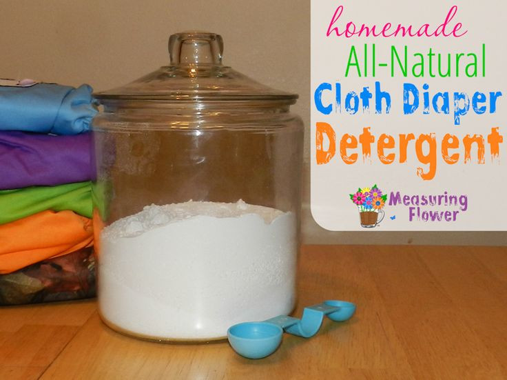 DIY Baby Laundry Detergent
 Homemade All natural Cloth Diaper Detergent Measuring Flower